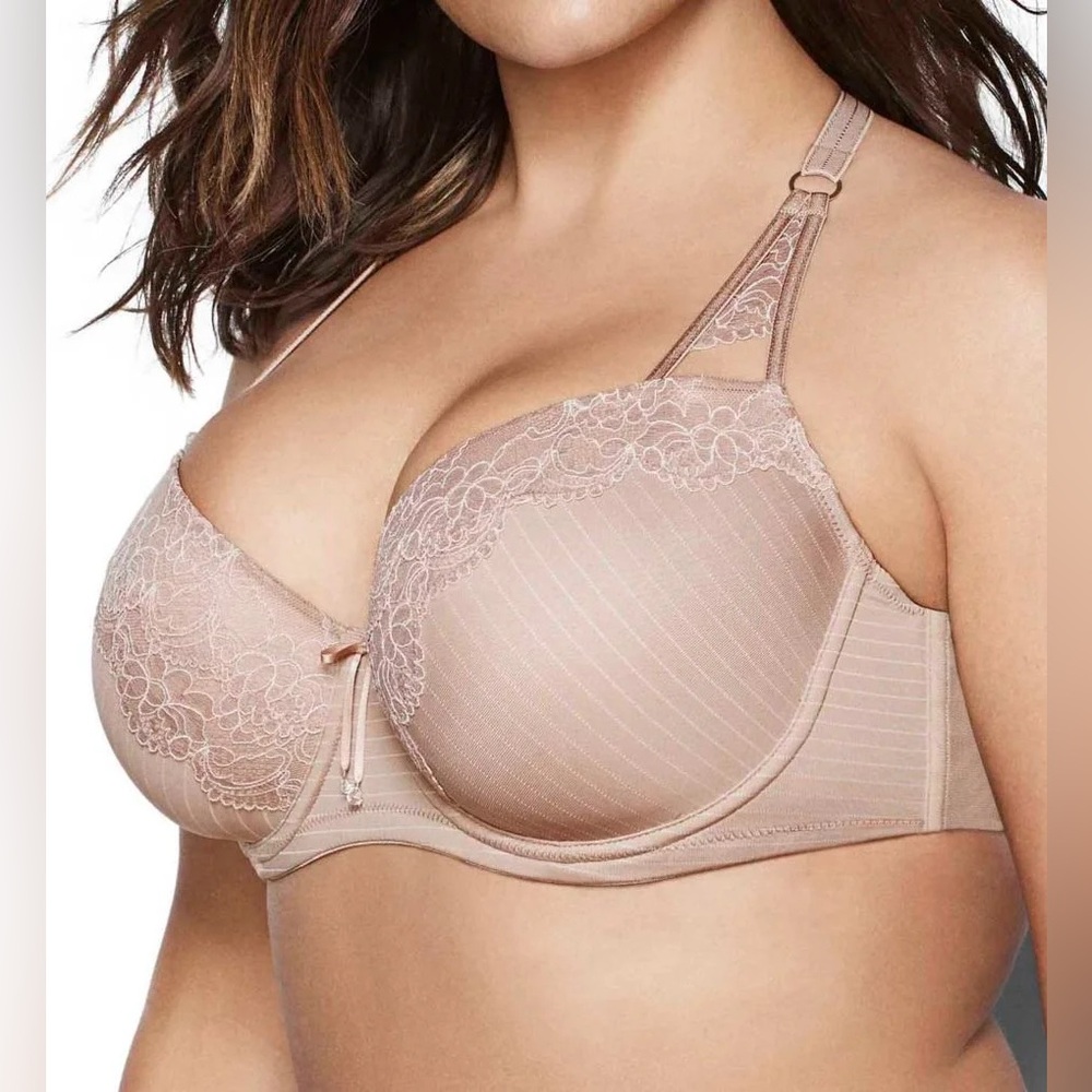 Women's Ashley Graham 401455 Showstopper Convertible Lace Contour Bra size 44DD